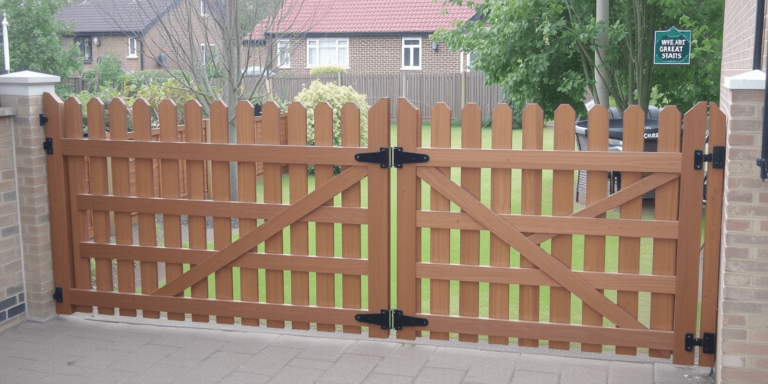 composite fencing gate