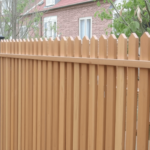 wood plastic composite fencing